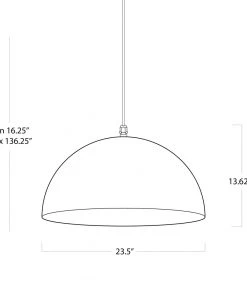 All Lighting Regina Andrew Peridot Outdoor Pendant Large (Black)