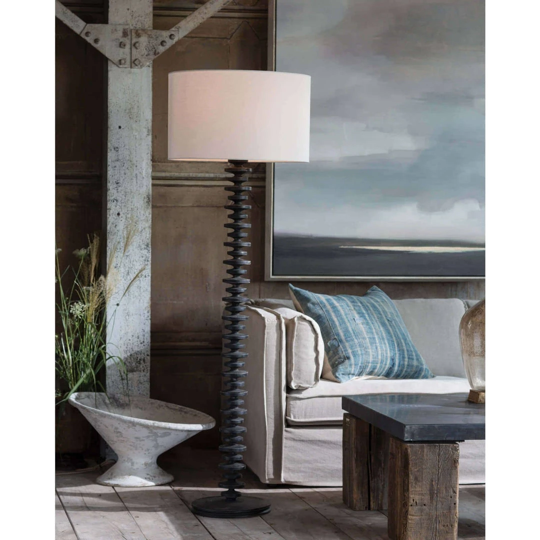 Regina Andrew Fishbone Floor Lamp (Ebony) Floor Lamps 4 Regina Andrew Fishbone Floor Lamp (Ebony) Floor Lamps