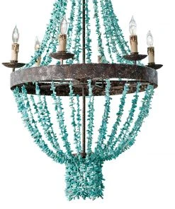 All Lighting Regina Andrew Beaded Turquoise Chandelier 10 All Lighting Regina Andrew Beaded Turquoise Chandelier