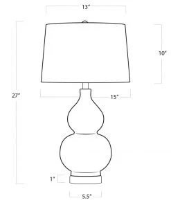 Regina Andrew Madison Ceramic Table Lamp (Ivory) Table Lamps 11 Regina Andrew Madison Ceramic Table Lamp (Ivory) Table Lamps
