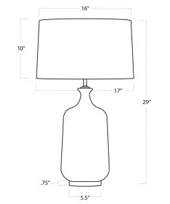 Regina Andrew Glace Ceramic Table Lamp (Blue) 15 Regina Andrew Glace Ceramic Table Lamp (Blue)