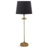 Regina Andrew Clove Stem Buffet Table Lamp With Black Shade Table Lamps