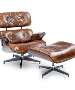 Regina Andrew Barca Lounge And Ottoman (Cigar)