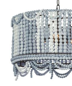 Regina Andrew Malibu Drum Pendant (Weathered Blue) 9 Regina Andrew Malibu Drum Pendant (Weathered Blue)