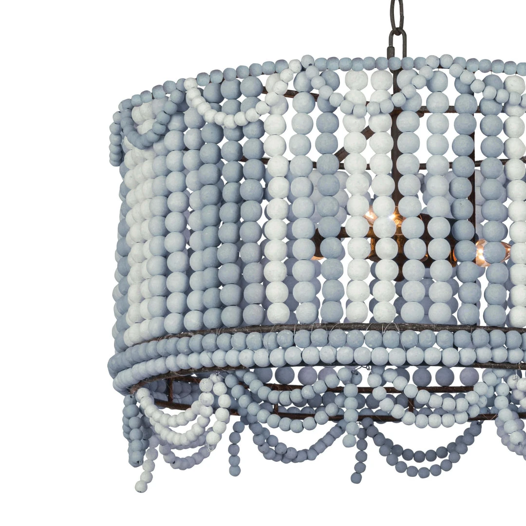 Regina Andrew Malibu Drum Pendant (Weathered Blue) 6 Regina Andrew Malibu Drum Pendant (Weathered Blue)