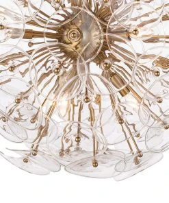 All Lighting Regina Andrew Poppy Glass Chandelier Small (Clear)