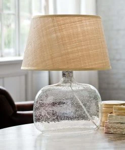 Table Lamps Regina Andrew Seeded Oval Glass Table Lamp