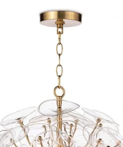 All Lighting Regina Andrew Poppy Glass Chandelier Small (Clear)