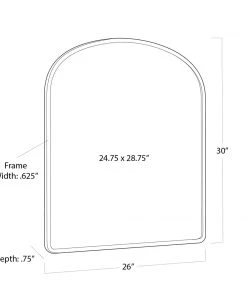 Regina Andrew Cloak Mirror (Polished Nickel) DECOR 13 Regina Andrew Cloak Mirror (Polished Nickel) DECOR