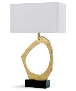 Regina Andrew Manhattan Table Lamp (Gold Leaf) Table Lamps