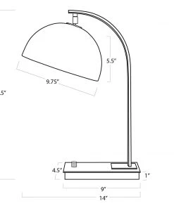 Table Lamps Regina Andrew Otto Desk Lamp (Natural Brass) 13 Table Lamps Regina Andrew Otto Desk Lamp (Natural Brass)