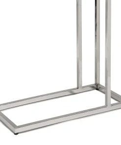 Side & End Tables Regina Andrew Echelon Sofa Hugger Table (Polished Nickel) 10 Side & End Tables Regina Andrew Echelon Sofa Hugger Table (Polished Nickel)