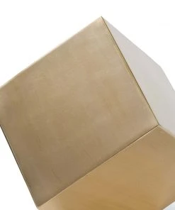 Regina Andrew Closed Standing Cube (Brass)