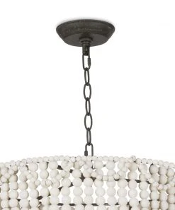 Regina Andrew Malibu Drum Pendant (Weathered White) All Lighting