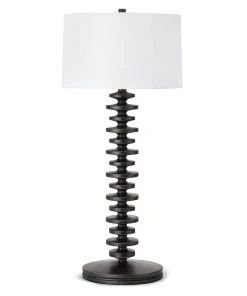 Regina Andrew Fishbone Buffet Table Lamp (Ebony) Table Lamps
