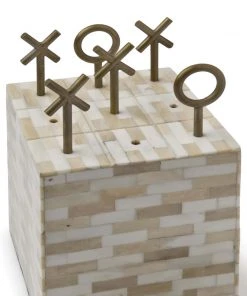 Regina Andrew Tic Tac Toe Block (Multi-Tone Bone) 8 Regina Andrew Tic Tac Toe Block (Multi-Tone Bone)