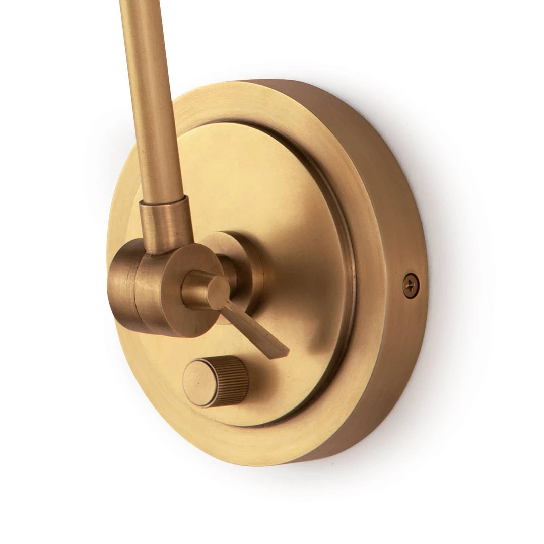 All Lighting Regina Andrew Sal Task Sconce (Natural Brass) 7 All Lighting Regina Andrew Sal Task Sconce (Natural Brass)