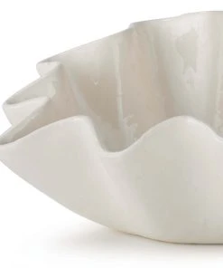 Regina Andrew Ruffle Ceramic Bowl Medium