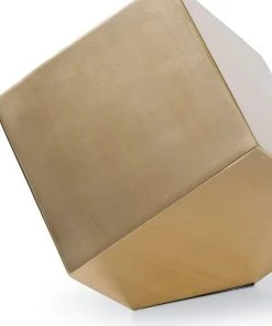 Regina Andrew Closed Standing Cube (Brass)