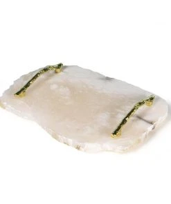 DECOR Regina Andrew Gia Alabaster Tray