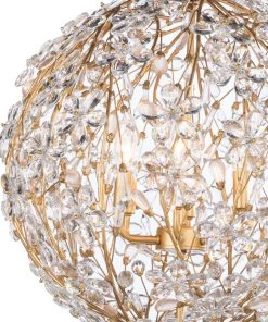 All Lighting Regina Andrew Cheshire Chandelier Small (Gold Leaf)