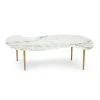 LIVING ROOM Regina Andrew Jagger Marble Cocktail Table (White)