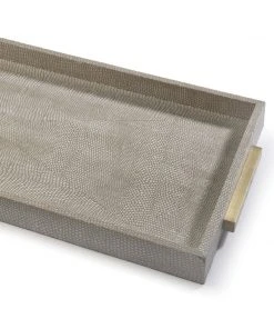 Regina Andrew Rectangle Shagreen Boutique Tray (Ivory Grey Python) DECOR 7 Regina Andrew Rectangle Shagreen Boutique Tray (Ivory Grey Python) DECOR