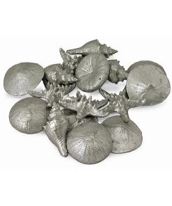 Regina Andrew Assorted Mini Seashells Set Of 12 (Silver)