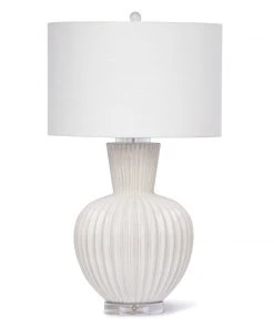 Regina Andrew Madrid Ceramic Table Lamp (White) Table Lamps