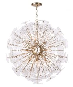 Regina Andrew Poppy Glass Chandelier Large (Clear) All Lighting