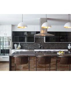 Regina Andrew Sigmund Pendant Small (White And Gold)