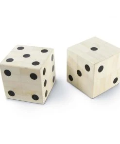 Regina Andrew Oversized Bone Gaming Dice Pair