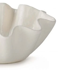 Regina Andrew Ruffle Ceramic Bowl Medium