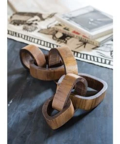 DECOR Regina Andrew Wooden Links Centerpiece