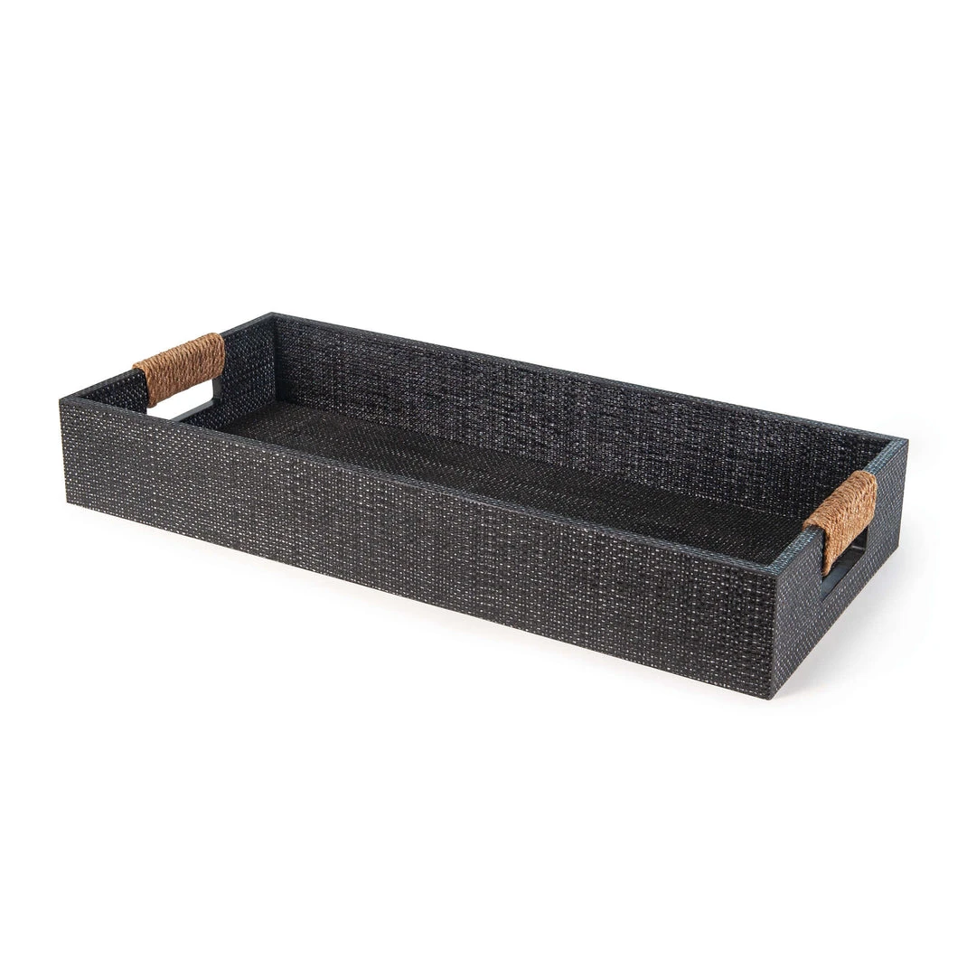DECOR Regina Andrew Logia Rectangle Tray Small (Grey) 3 DECOR Regina Andrew Logia Rectangle Tray Small (Grey)