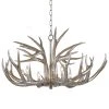 Regina Andrew Antler Chandelier (Ambered Silver Leaf) 1 Regina Andrew Antler Chandelier (Ambered Silver Leaf)