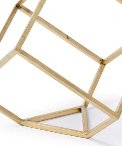 Regina Andrew Open Standing Cube (Brass)