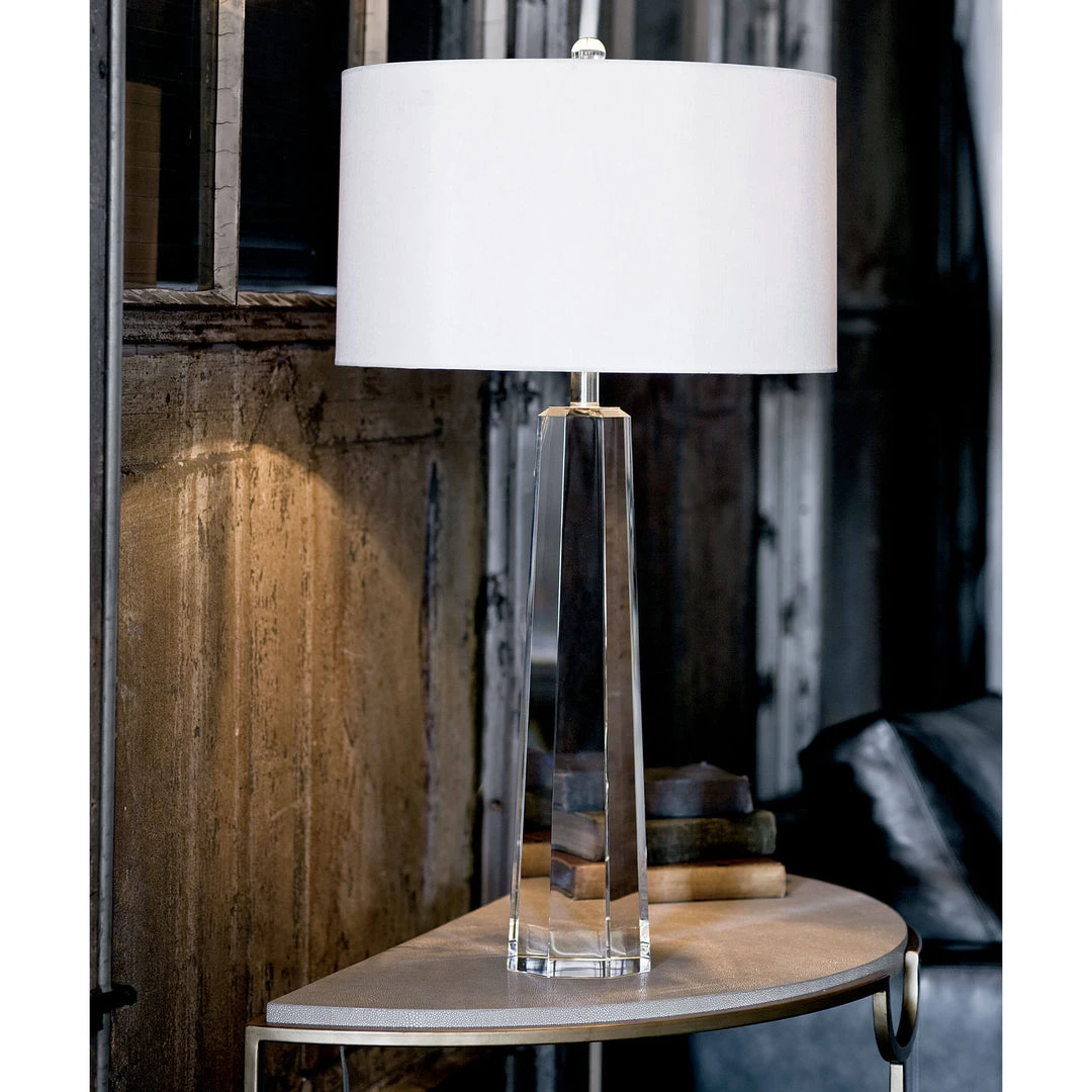 Regina Andrew Tapered Hex Crystal Table Lamp 4 Regina Andrew Tapered Hex Crystal Table Lamp