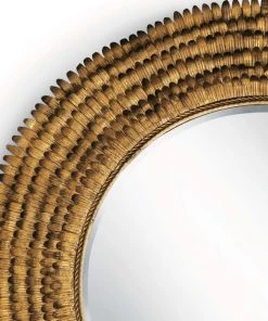 Regina Andrew Petal Mirror Small (Gold) DECOR