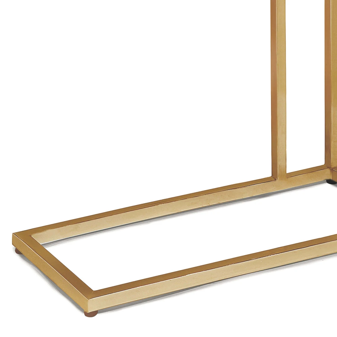 Side & End Tables Regina Andrew Echelon Sofa Hugger Table (Natural Brass) 5 Side & End Tables Regina Andrew Echelon Sofa Hugger Table (Natural Brass)