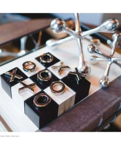 Regina Andrew Tic Tac Toe Flat Board With Nickel Pieces