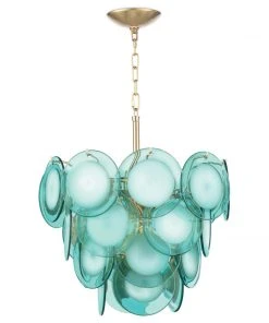 All Lighting Regina Andrew Mini Diva Chandelier (Aqua)