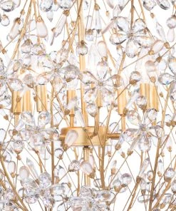 All Lighting Regina Andrew Cheshire Chandelier Large (Gold Leaf)