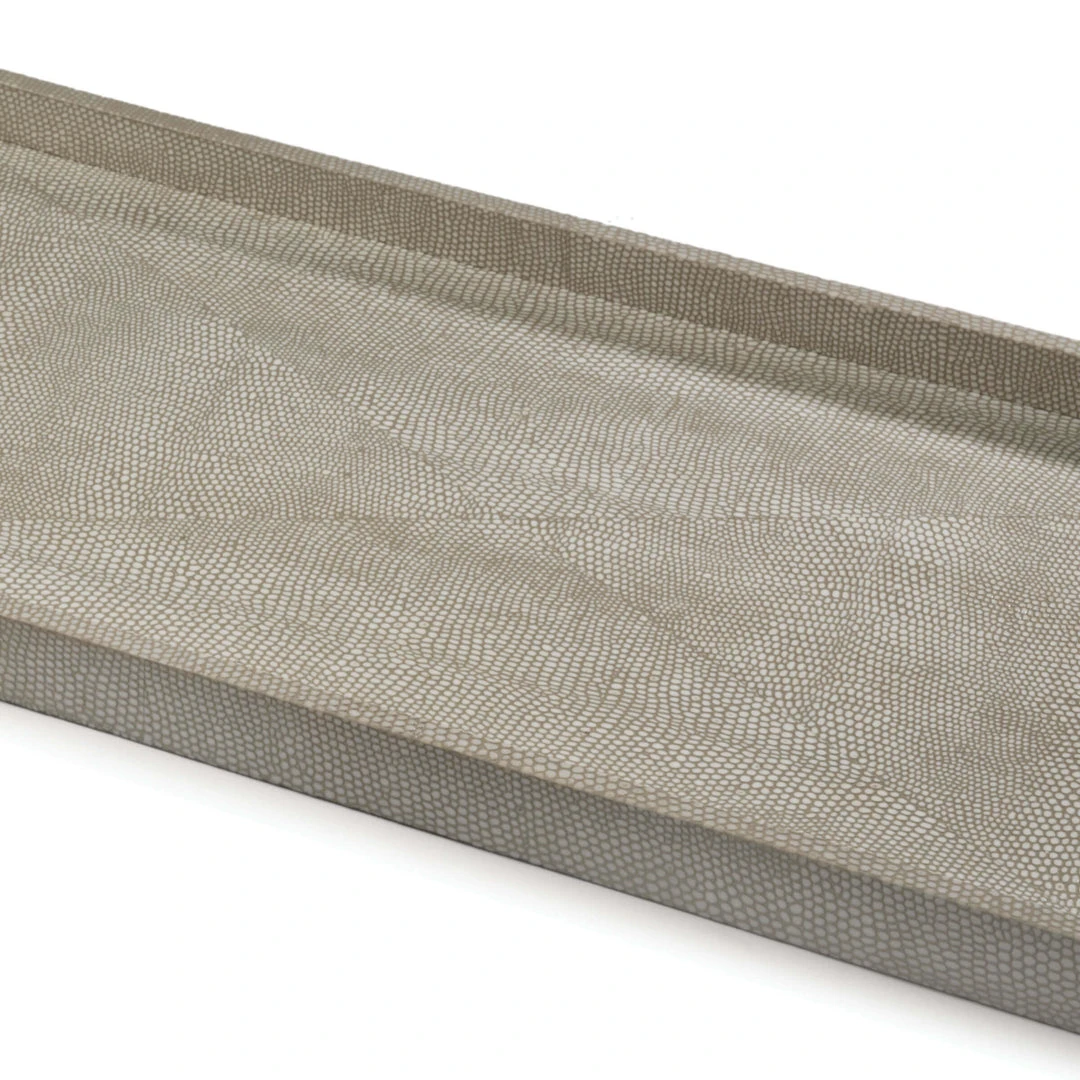 Regina Andrew Rectangle Shagreen Boutique Tray (Ivory Grey Python) DECOR 6 Regina Andrew Rectangle Shagreen Boutique Tray (Ivory Grey Python) DECOR