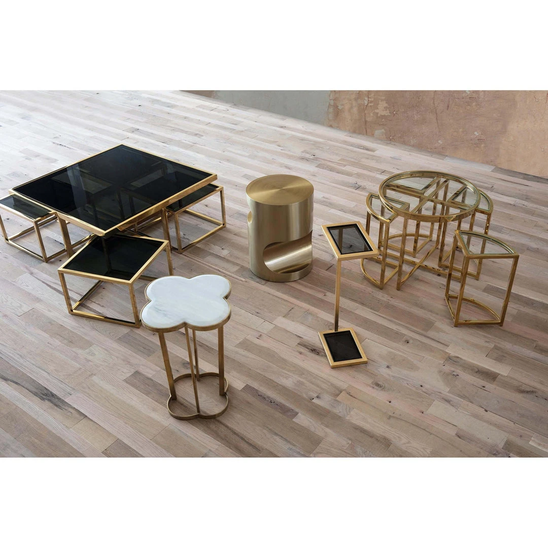 Side & End Tables Regina Andrew Clover Table (Natural Brass) 4 Side & End Tables Regina Andrew Clover Table (Natural Brass)