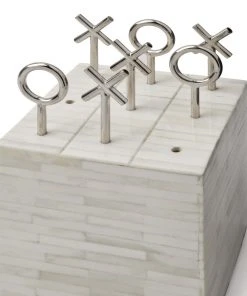 Regina Andrew Tic Tac Toe Block (White Bone) 8 Regina Andrew Tic Tac Toe Block (White Bone)
