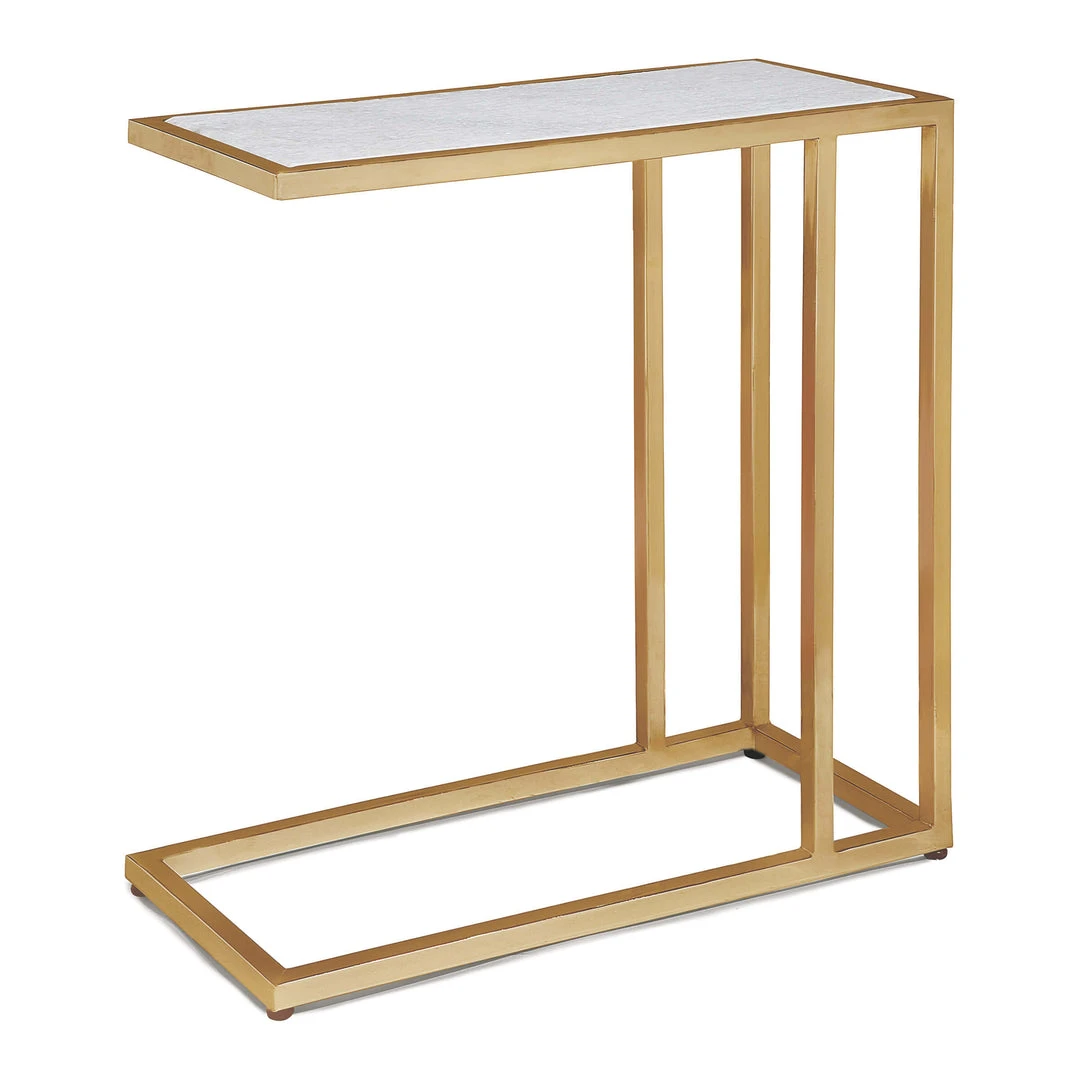 Side & End Tables Regina Andrew Echelon Sofa Hugger Table (Natural Brass) 3 Side & End Tables Regina Andrew Echelon Sofa Hugger Table (Natural Brass)