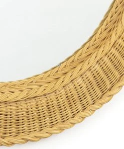 DECOR Regina Andrew Pierre Rattan Mirror