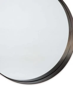 DECOR Regina Andrew Gunner Mirror Round (Steel)