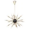 Regina Andrew Nebula Chandelier Small (Black And Natural Brass) All Lighting